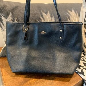 Coach leather handbag